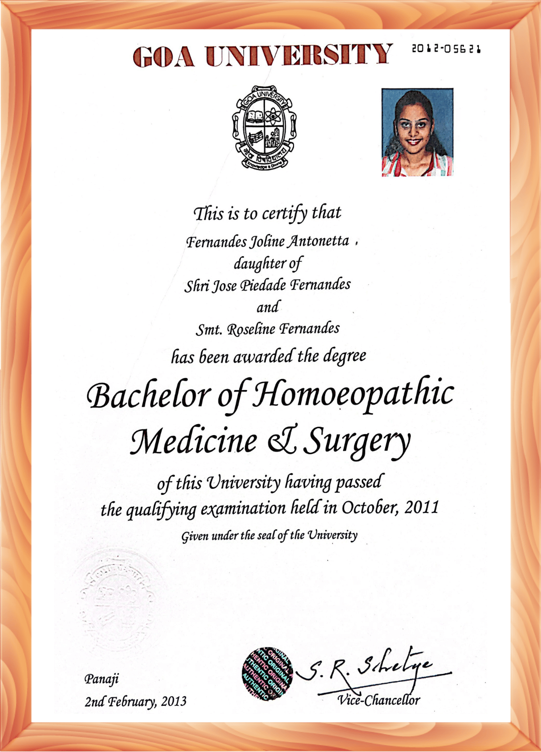 Certificate 2